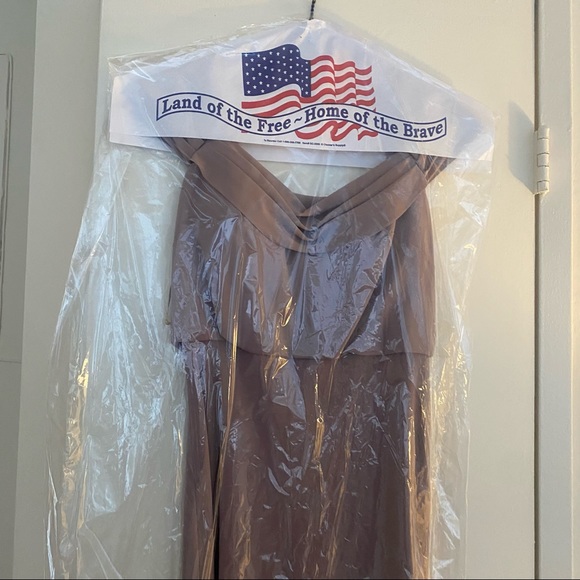 LIKE NEW 8 Jenny Yoo Fig Stretch Crepe 1511 Sabine Dress Size 8 - Picture 7 of 16